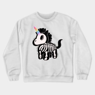 Unicorn skeleton Crewneck Sweatshirt